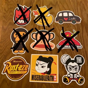 Klistermärken  - 18 stycken klistermärken, 10 kr styck plus frakt på 11 kr! 💘