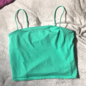 Midjetröja - Mintgrön midjetröja. Ska föreställa en crop top. Köptes för 2 år sedan. Köparen betalar frakten och tar bara swish.