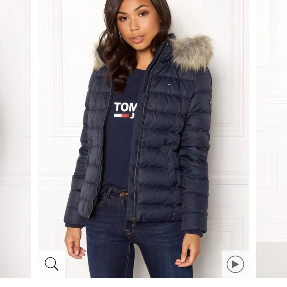 Marinblå Tommy Hilfiger jacka  - 1