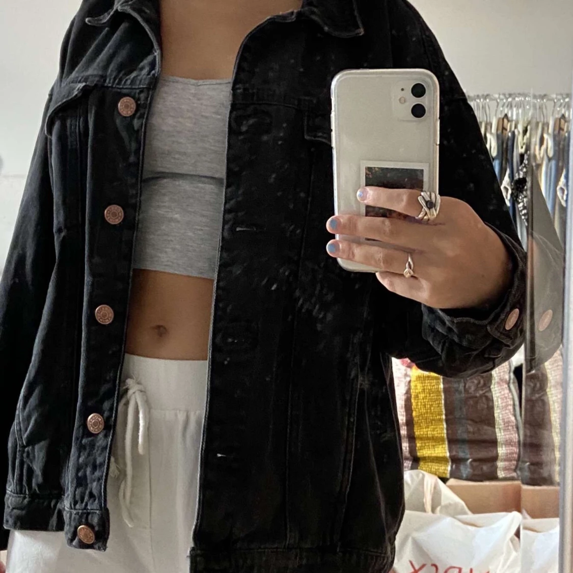 Oversized Jeans jacka