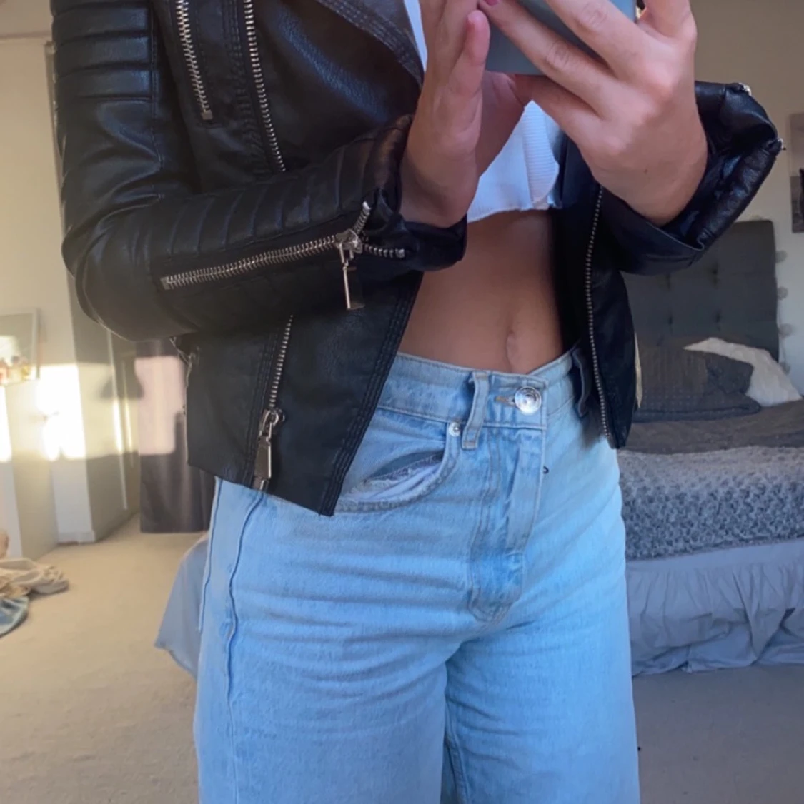 Populär slutsåld skinnjacka