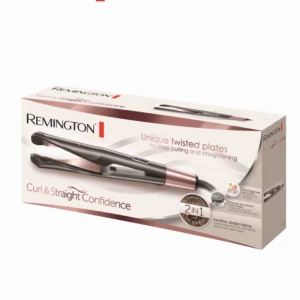  - Helt ny och oanvänd plattång/ locktång från remingtons senaste nyheter. Köpt på Elgiganten för 700kr men går ej att reklamera pga borttappat kvitto.  Produkten kan platta och locka håret utefter dens tvistade design. kan värmas upp till 230 grader. 