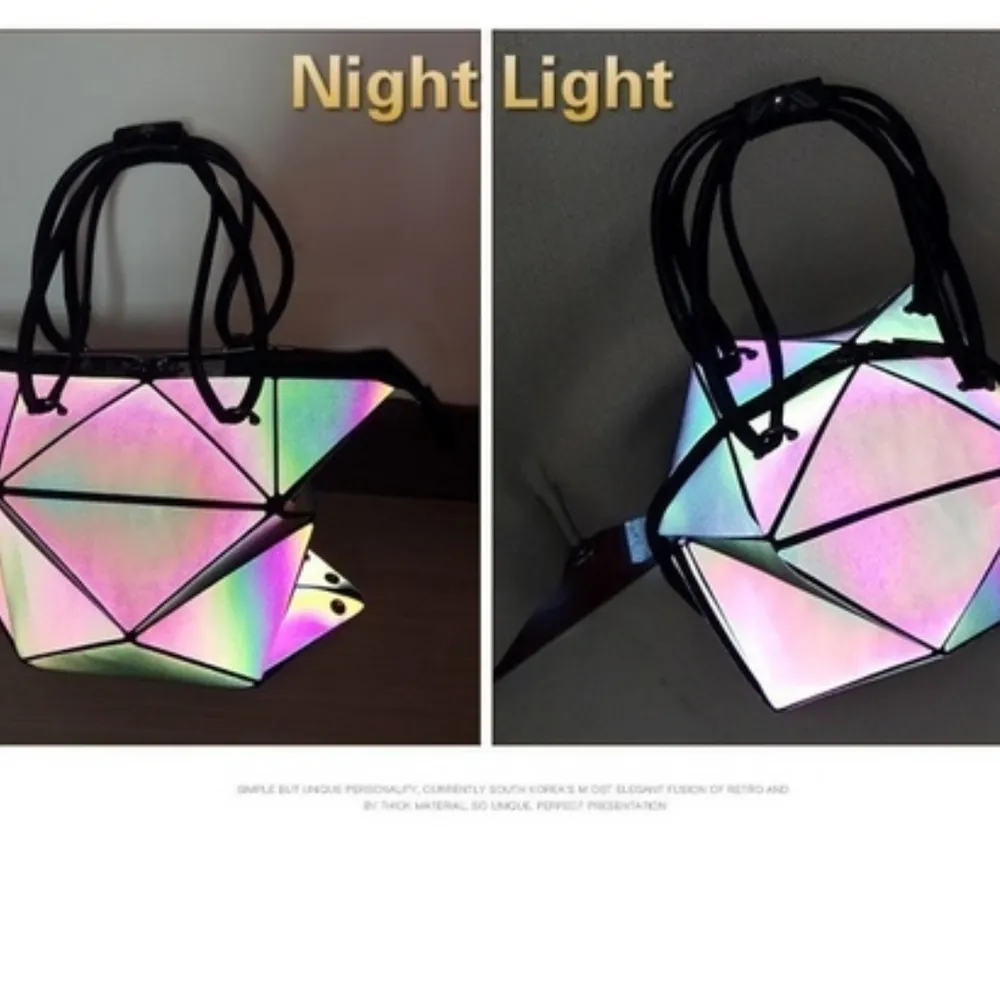 Women Matt Bao Bag Transforming bag Women Bags For Women Luminous Geometric Ladies Crossbody Shoulder Bag Deform Tote Bag  . Väskor.