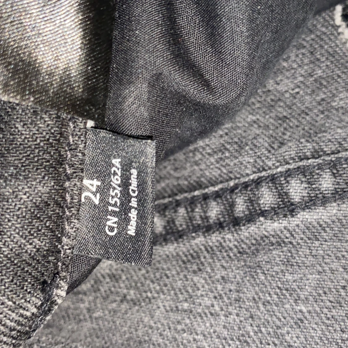 Svarta trendiga monki jeans - 90