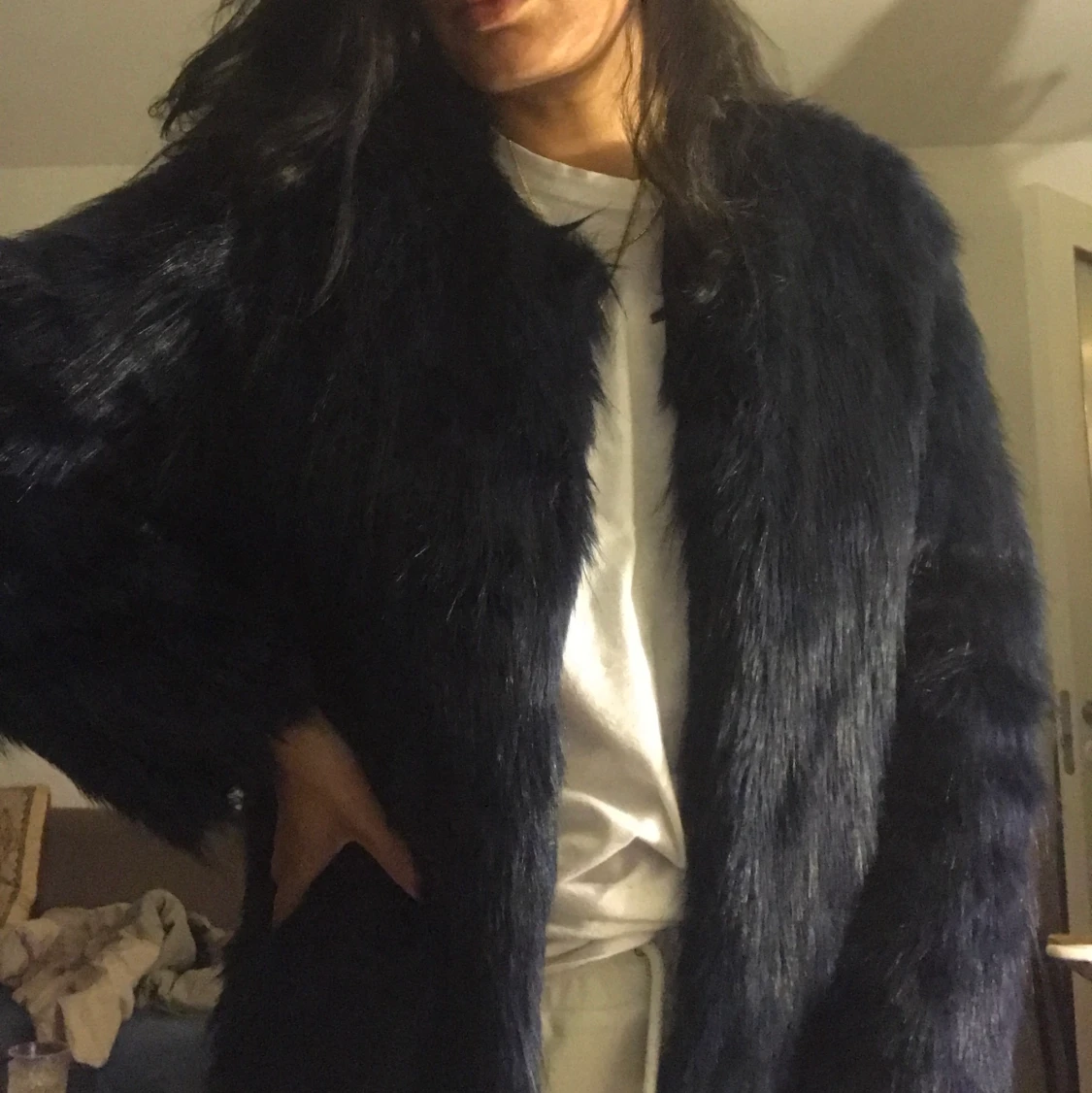 Fuskpäls jacka  - 90