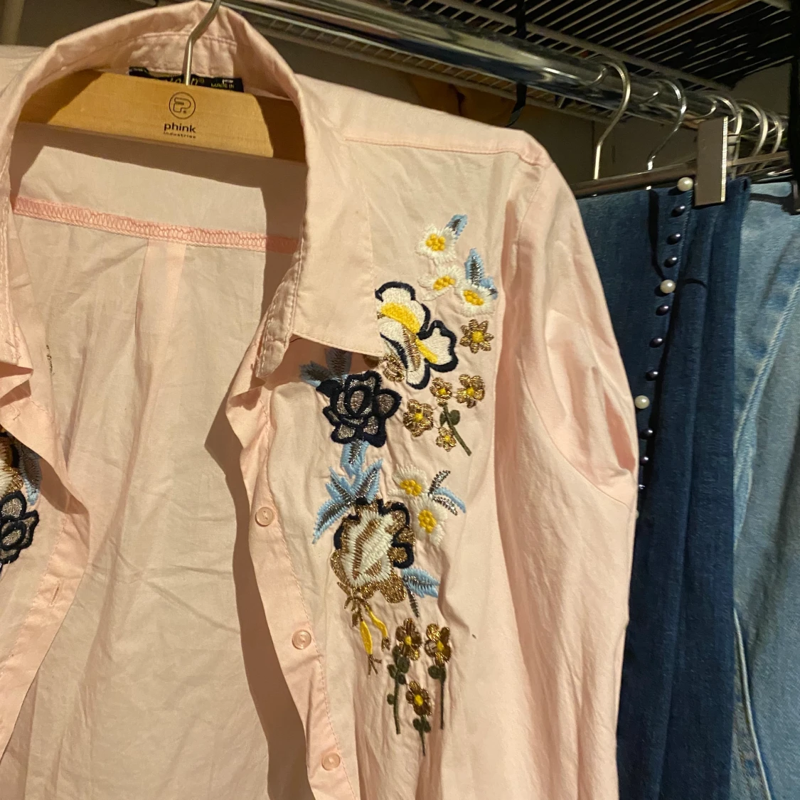 Skjorta baby pink  - 90