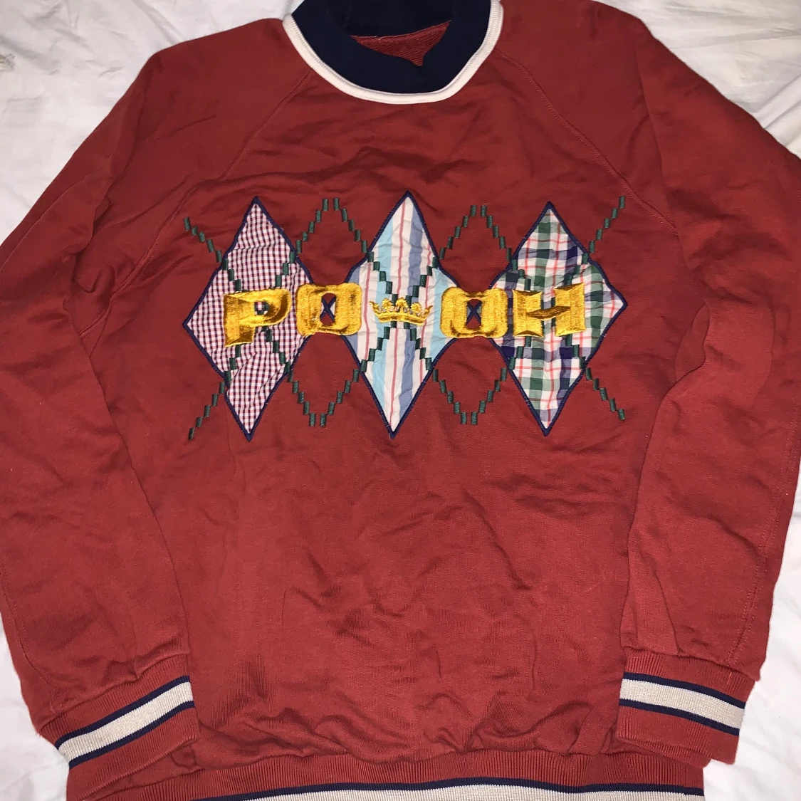 Vintage swearshirt röd 