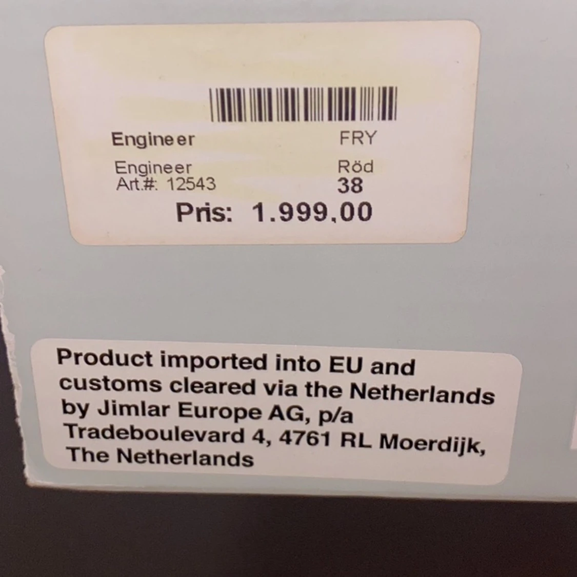 Röda Frey Boots - 90