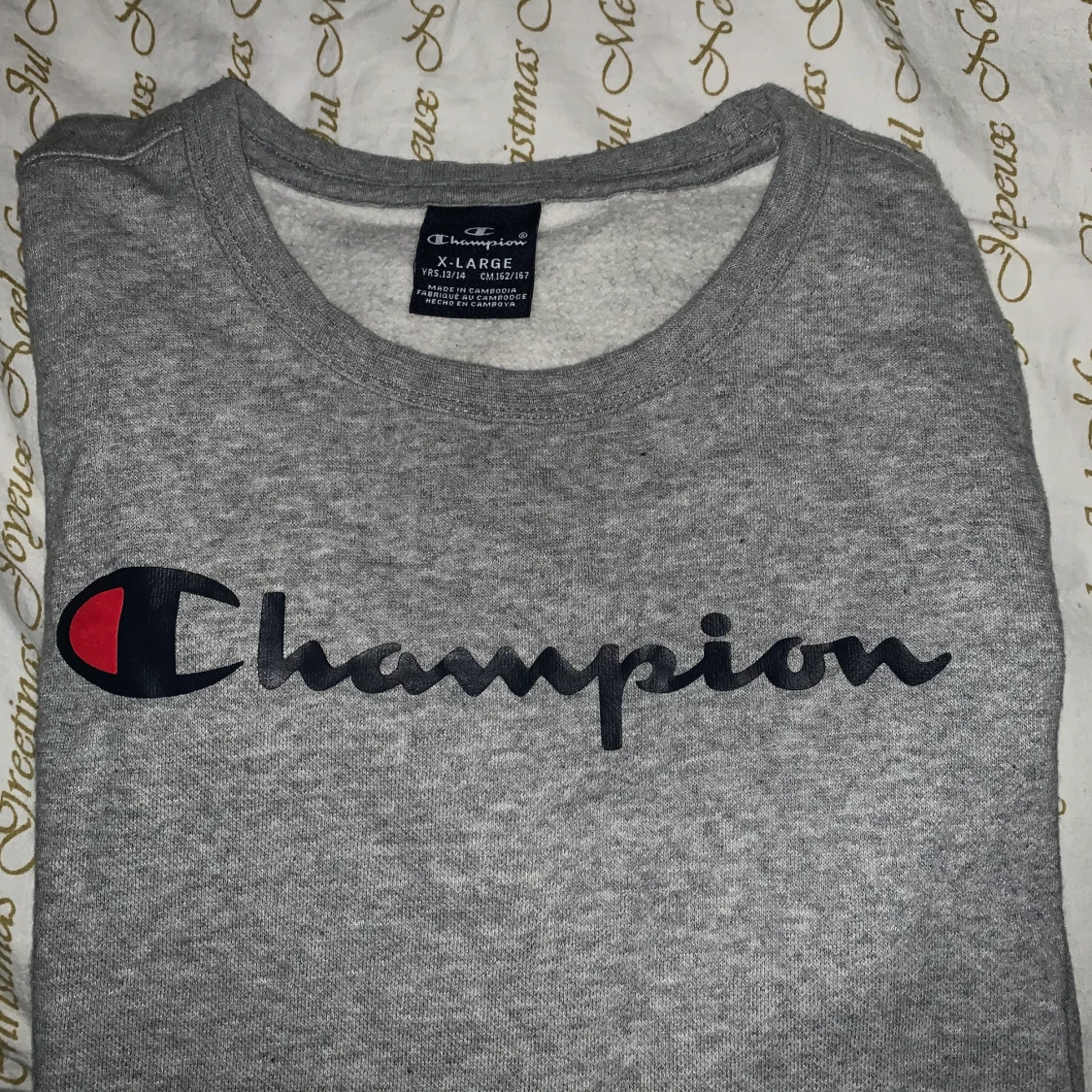 Champion sweatshirt stl xl ( barnstorlek ) - 90