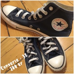 - Knappt använda converse i storlek 38.