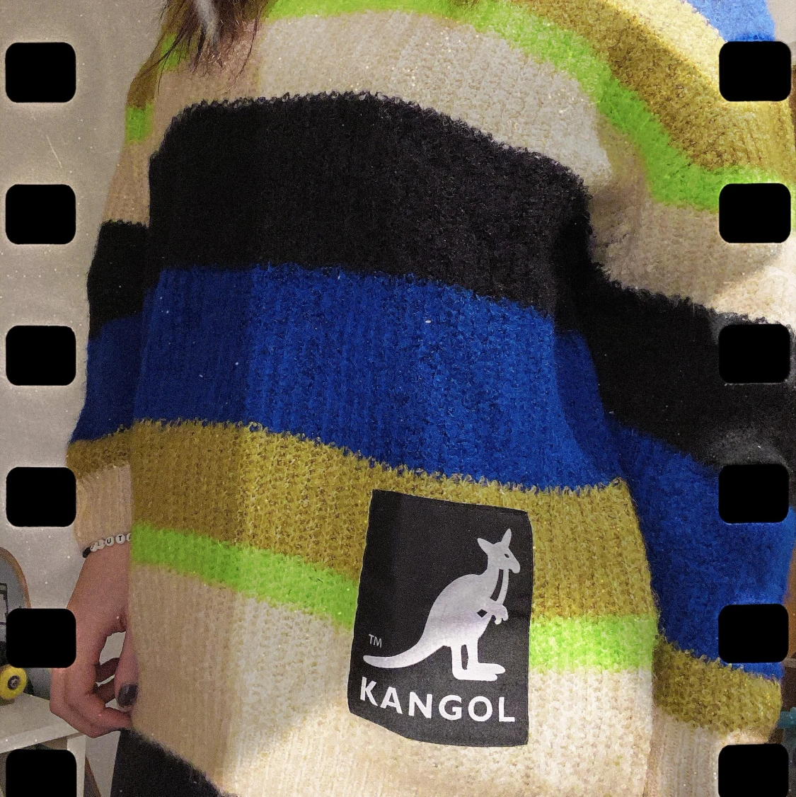 Stickad kangol tröja - 90