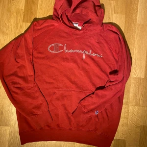 Vintage champion hoodie  - Kör budgivning för den vintage champion hoodie som passar oversized/baggy jättefint och trending!!!! Passar för under 1.85! Bud i kommenterna eller privat 😇 