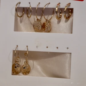 Örhängen guldiga ringar - Örhängen från h&m!🤩 20kr per par + 12kr frakt (samma frakt även om du köper flera)💗 Har fler örhängen i andra annonser! 