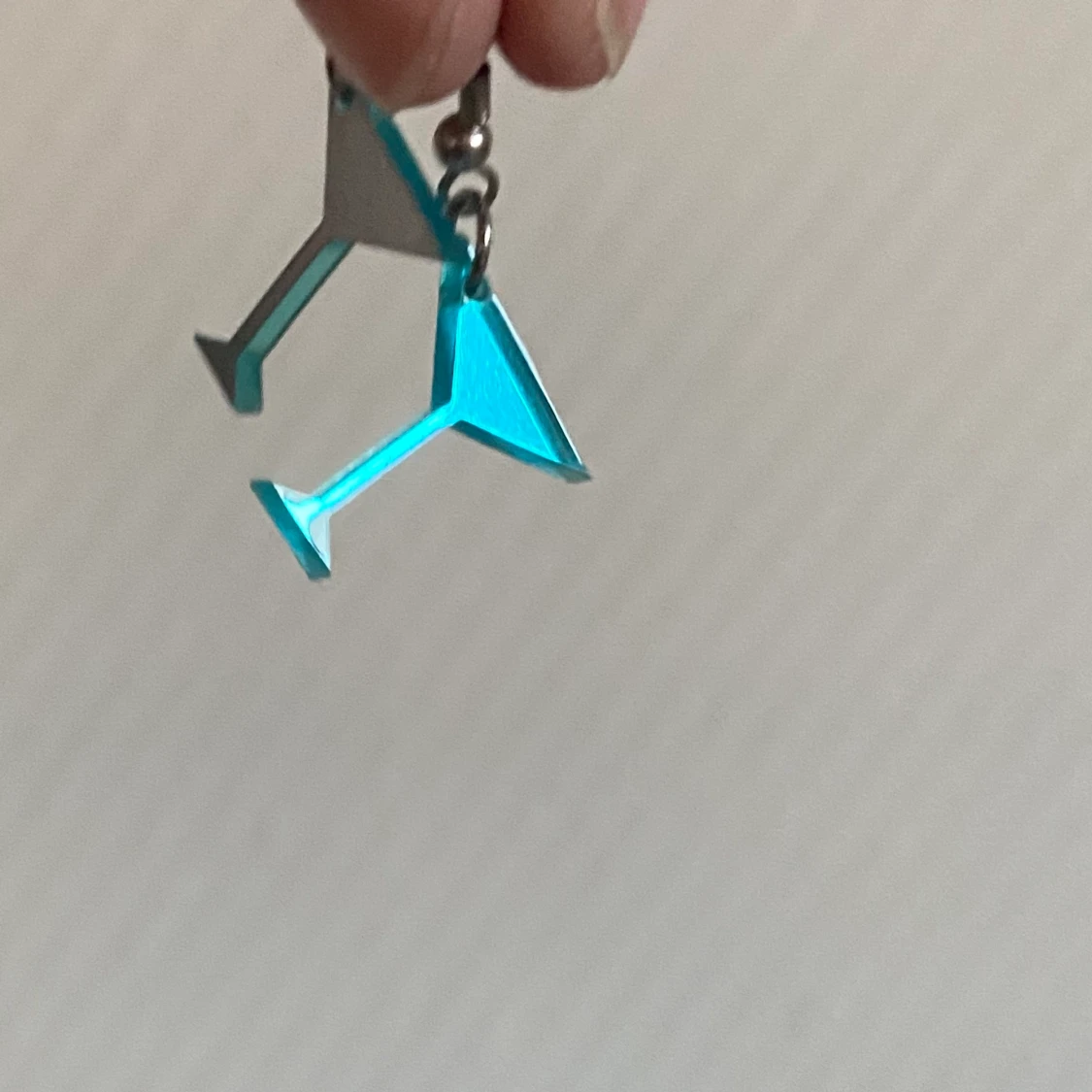 Champagne glass öronhängen  - 90