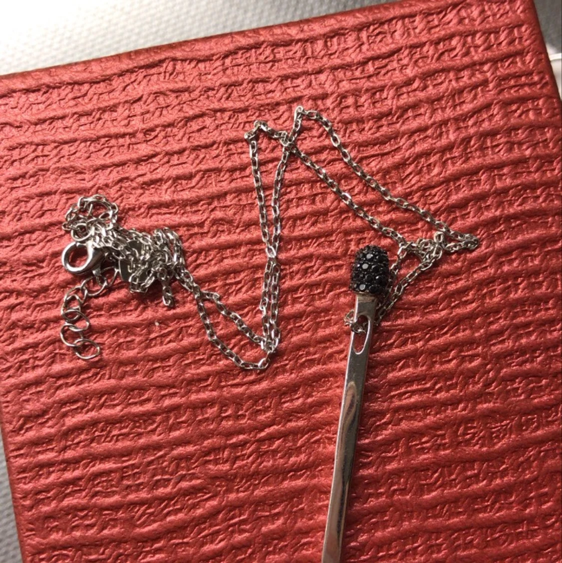 Äkta silver halsband 