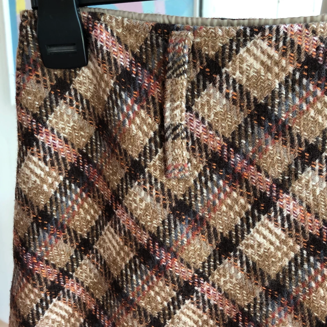 Rutig vintage höstkjol! - 90