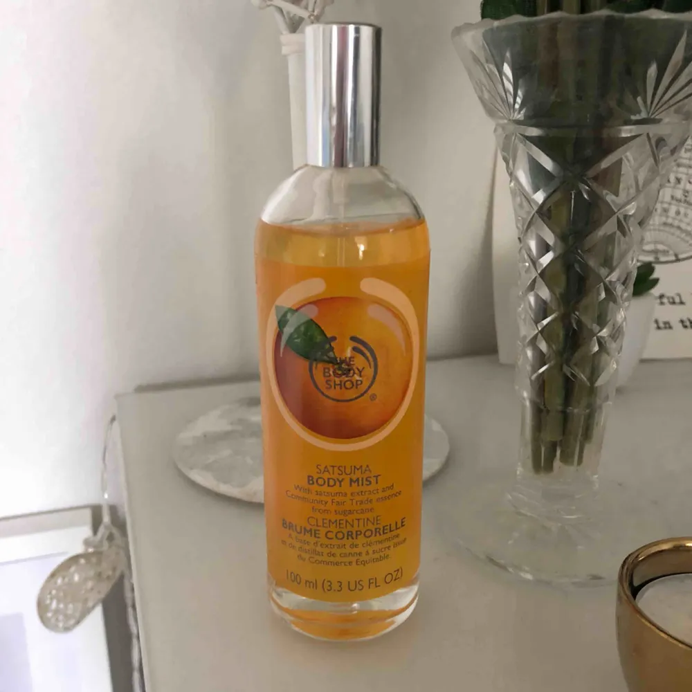 Bodymist från bodyshop i doften satsuma. 100 ml . Övrigt.