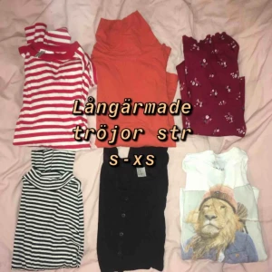  - Har lite garderobsrensning! Alla tröjor är i str XS elr S, säljer dom för 50kr styck eller 200kr för alla, kan frakta eller mötas upp i Stockholm  