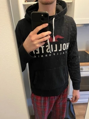 Svart Hollister Hoodie  - Säljer en svart Hollister Hoodie utan deflekter. Tröjan är i storlek M, kom pm för mått eller andra funderingar!