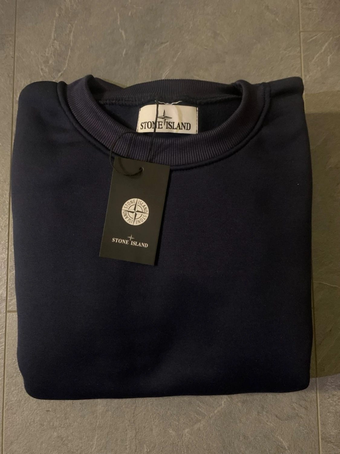 Mörkblå sweatshirt från Stone Island - 1