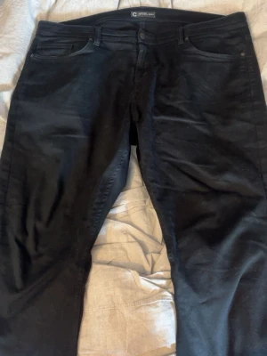 Svarta jeans från C.O.E Regular - Svarta jeans från C.O.E i modellen Regular Stay Black. Klassisk femficksdesign med knapp och dragkedja. Jeansen har en rak passform och är tillverkade i ett slitstarkt jeanstyg. Perfekta för en clean och stilren look.