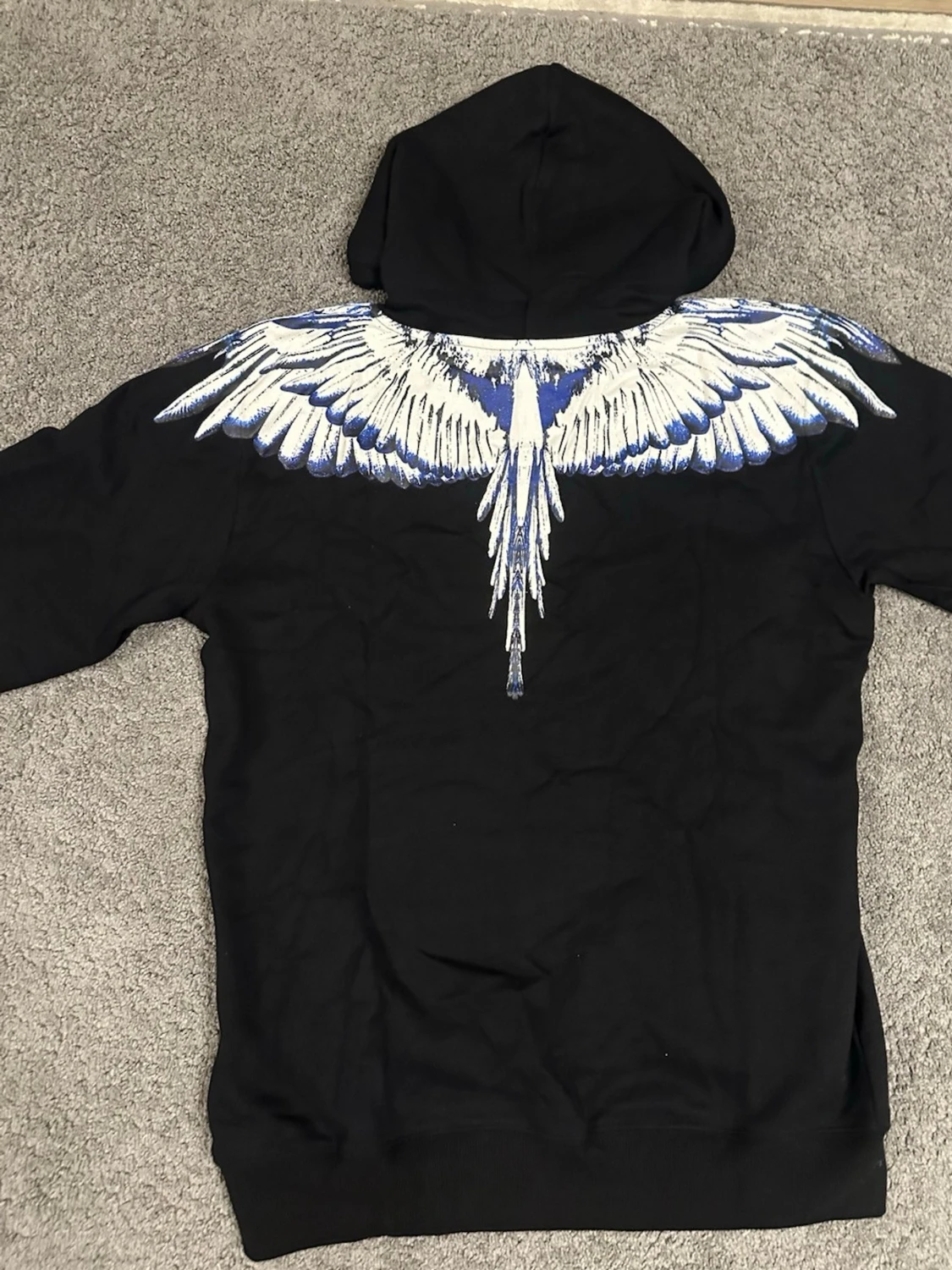 Svart hoodie Marcelo Burlon med vingar - 2