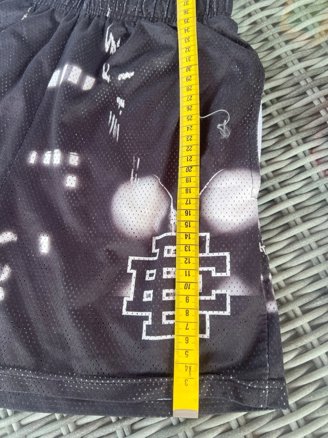 Svarta meshshorts med New York-tryck - 3