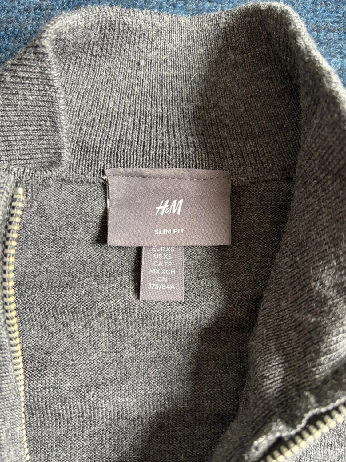 Grå Halfzip  - 2