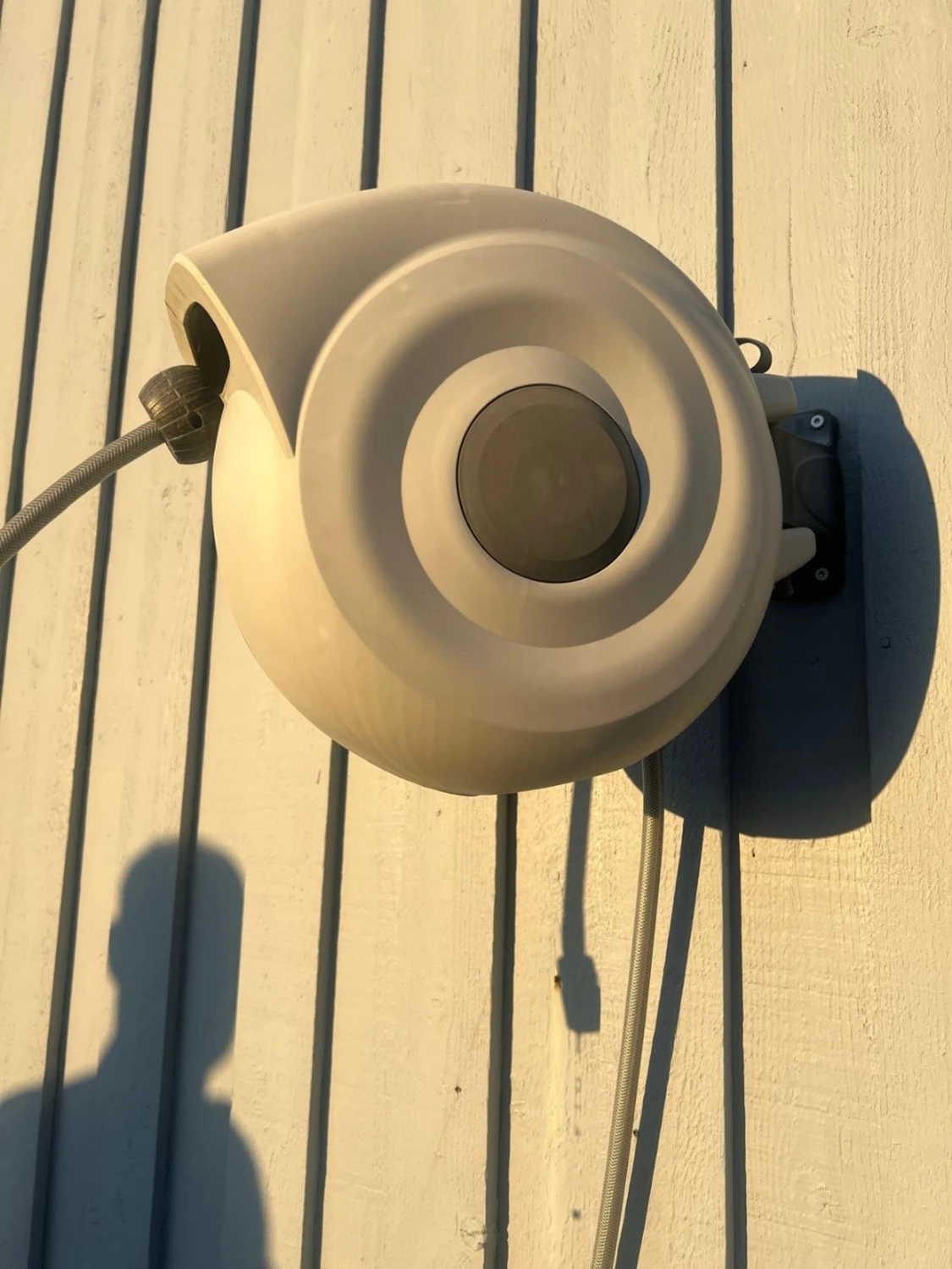 Grey hose winder for wall mounting 20 meter