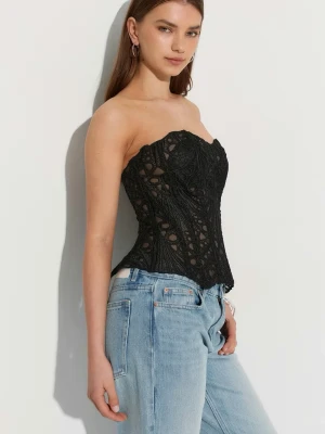 SÖKER!  - SÖKER DENNA SVARTA CORSET FRÅN GINA TRICOT I STORLEK 36
