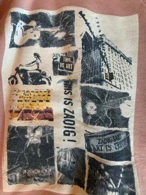 Rosa hoodie från Zadig & Voltaire - Super cool Zadig o Voltaire hoddie!!