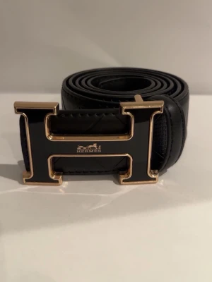 Herme’s bälte svart mönster - Helt nytt