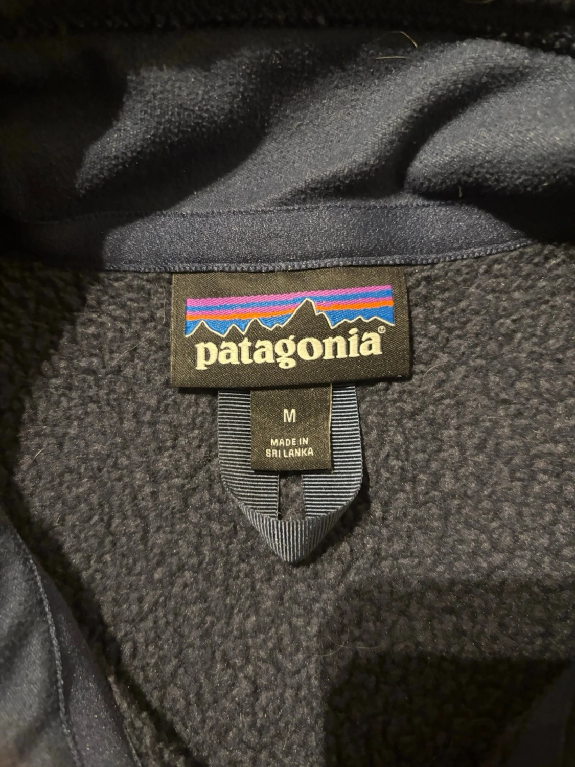 Mörkblå dunväst från Patagonia - 1