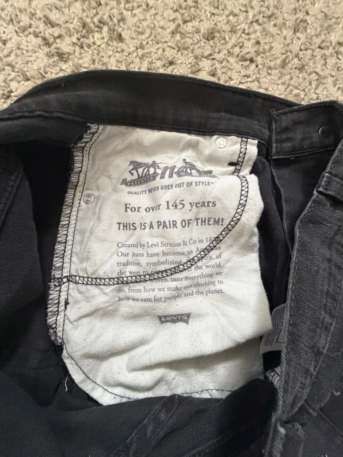 Svarta Levi's 569 - 3