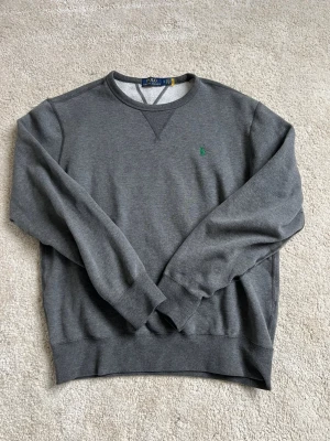 Grå sweatshirt från Polo Ralph Lauren - Snygg grå sweatshirt från Polo Ralph Lauren! Snygg och skön perform inför sommaren. Väldigt bra skick. Nypris 2000kr. 