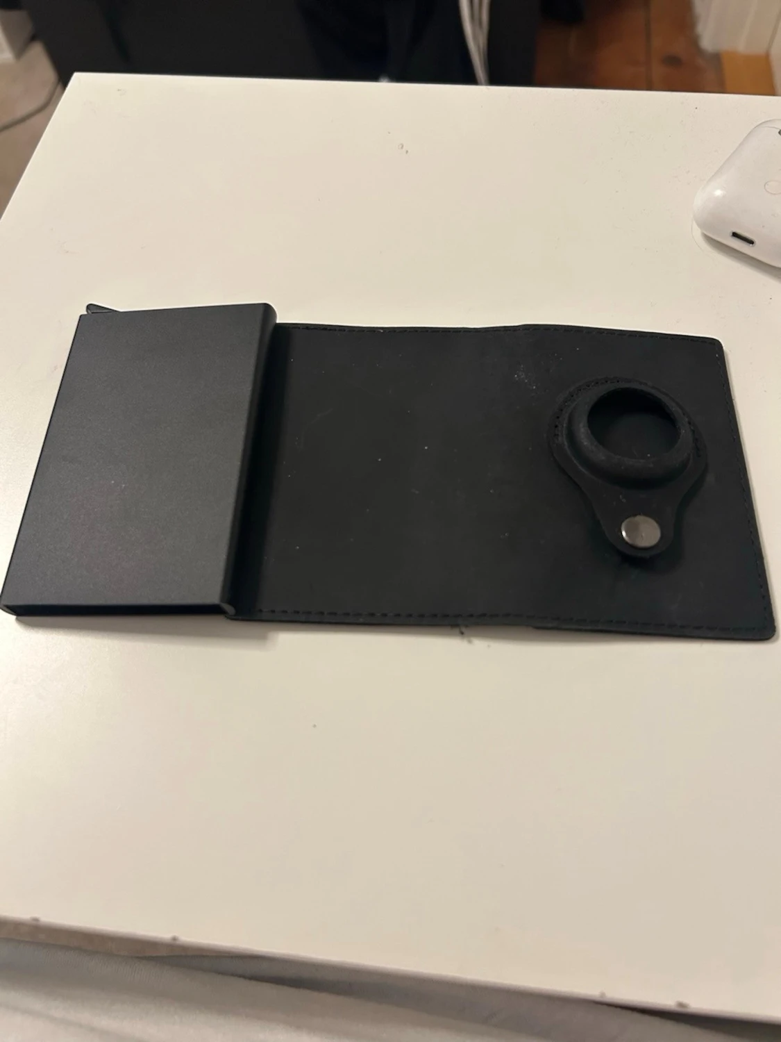 Svart plånbok i läder - 4