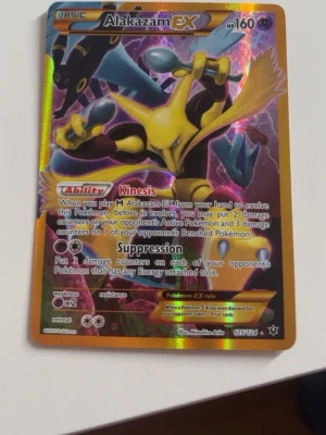 Alakazam EX - Pokemon Kort - Alakazam pokemon kort, bud från 200kr, använder ej mer