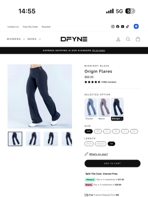 Svarta flare leggings från DFYNE - SÖKER, dessa snygga svarta leggings från DFYNE i modellen Origin Flares. i storlek xs eller S☺️🫶🏻