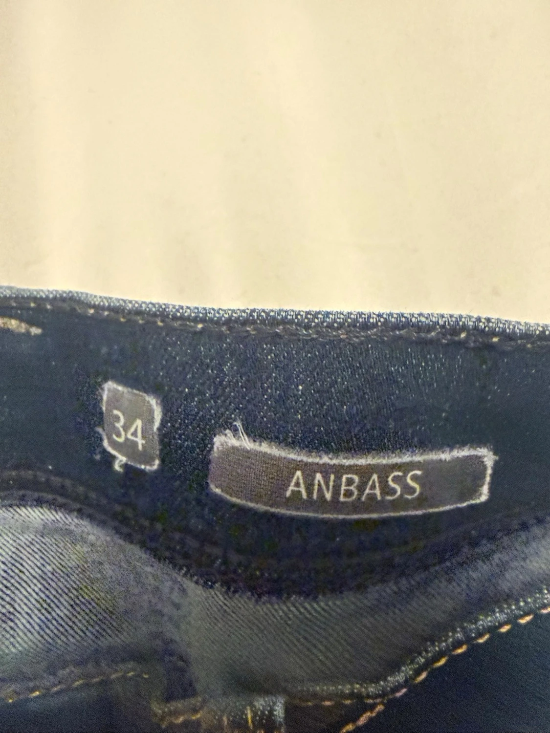 Blå jeans Anbass herrmodell - 1