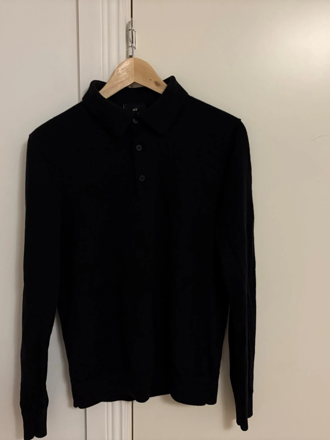 Svart pikétröja från H&M