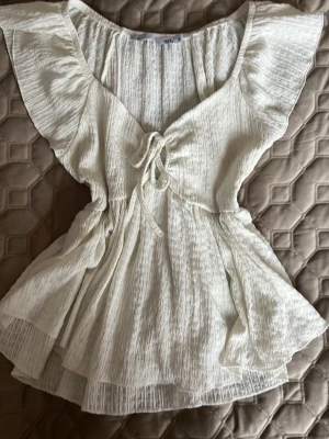 Gullig sommar topp - Vit sommar topp 