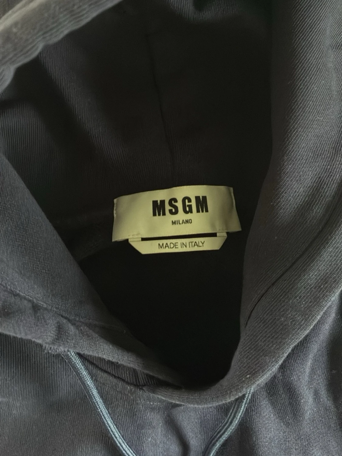 Mörkblå hoodie från MSGM Milano - 2