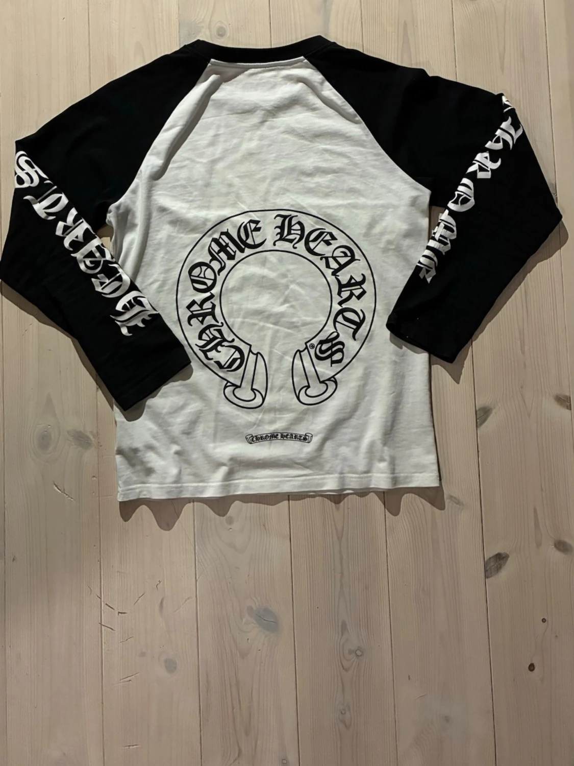 Chrome Hearts svartvit långärmad tröja - 2