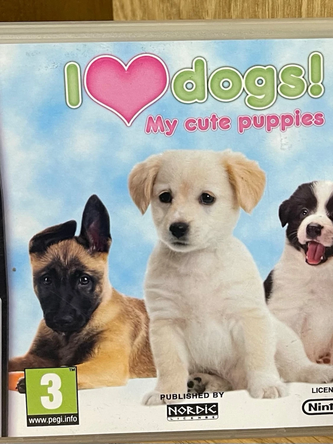 I Love Dogs! My Cute Puppies Nintendo DS Spel 