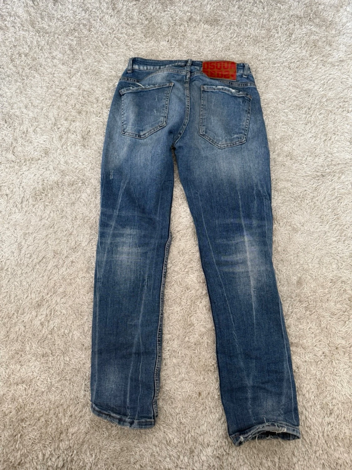 Dsquared2 blå slitna jeans - 2