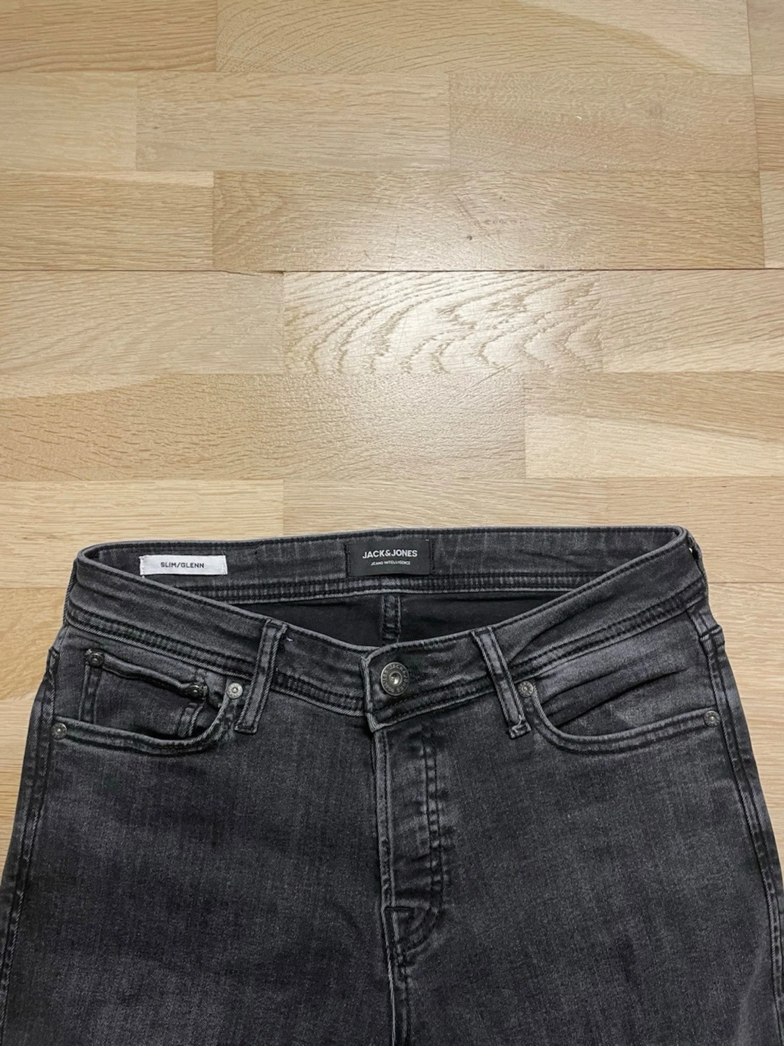 Svarta slim fit jeans Jack & Jones - 1