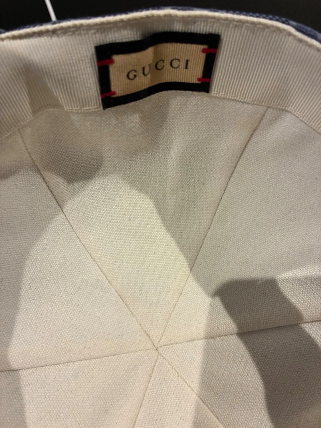 Blå denimkeps från Gucci - 3