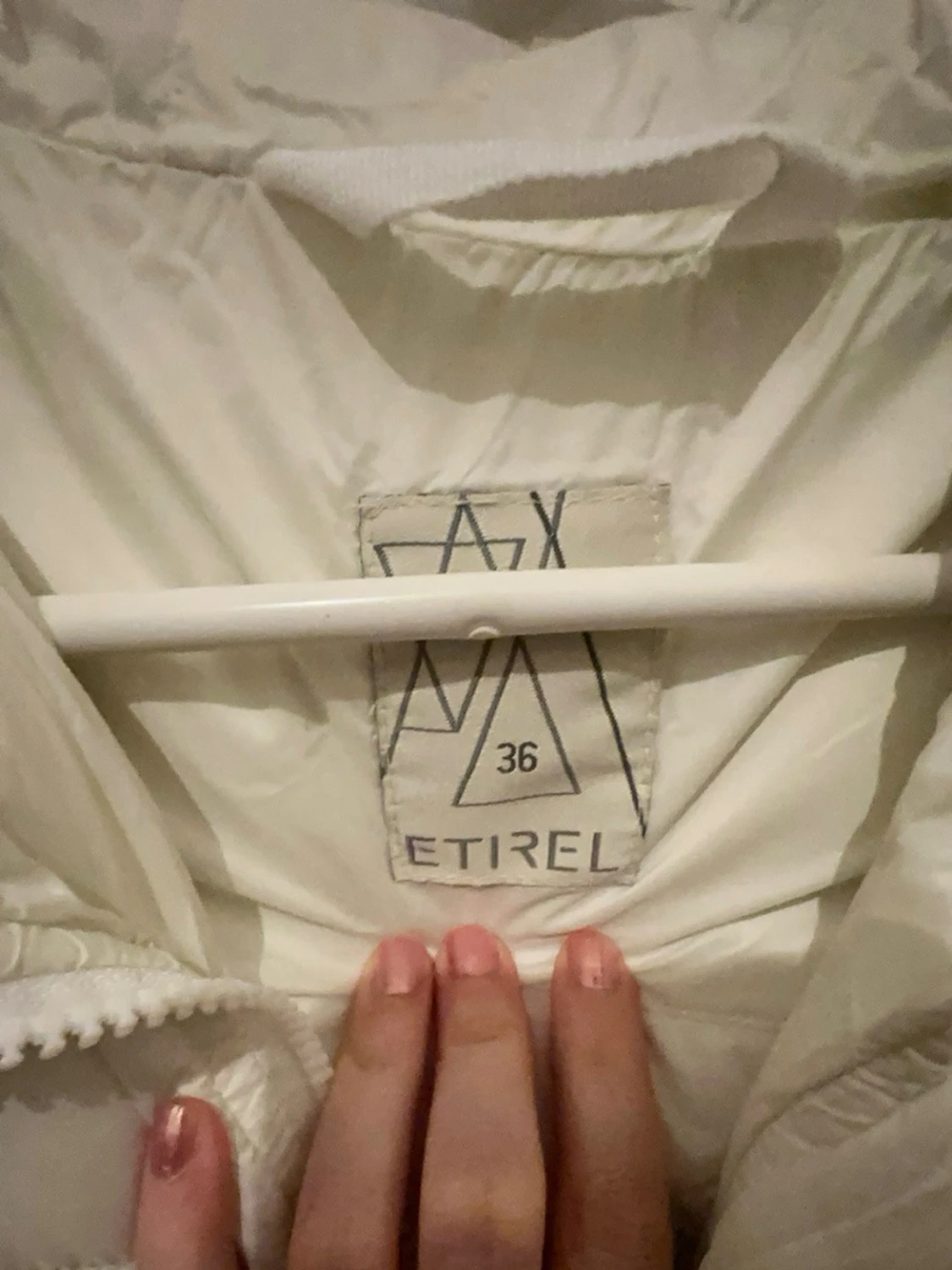 Vit quiltad pufferjacka från Etirel 36 - 3