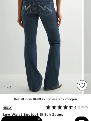 Nelly jeans  - SKRIV FÖR BILDER) Säljer dessa jeans från Nelly. Mina är hos min pappa just nu så kan inte ta bild på dom. Men säljer för jag aldrig använt dom då dem är för långa. 💞 Jätte sköna, stretch, skönt material. Och jätte snygga.  Kan inte lämna tillbaks för fick dom i julklapp så försent därför säljer jag.  💞🥰 storlek 36 short💕 Osäker på om lappen är kvar💗 De kosta 699 så därför går jag inte ner jätte mycket i pris för dom är så nya så kommer inte kunna gå ner jätte mycket mer. Men vi kan diskutera