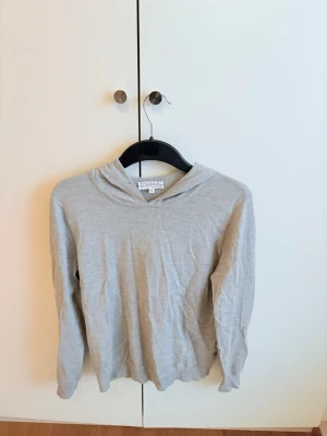 Ljusgrå hoodie från Ahlquist Clothing - En stilren ljusgrå hoodie från Ahlquist Clothing material 100% merinoull, storlek S väldigt skön att ha på sig säljer nu för att den är för liten, pris 349kr!
